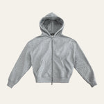 Mid Grey Zip Up Hoodie image 0