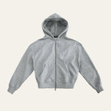 Mid Grey Zip Up Hoodie image 0