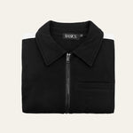 Contrast Piping Zip Up Sweater image 2