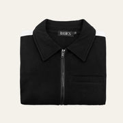 Contrast Piping Zip Up Sweater image 2