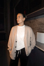 Boyfriend Cardigan - Oatmeal image 3