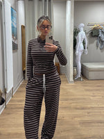 Soho Trousers - Brown Stripe image 2