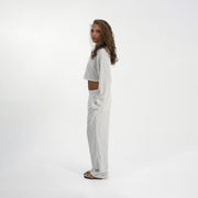 Soft Towelling Trousers - White