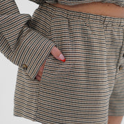 The Vivian Shorts - Houndstooth