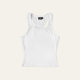 Ribbed Vest - White image 0