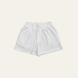 Seaside Waffle Shorts - White