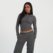 Soho Trousers - Black Stripe