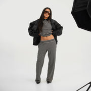 Soho Top - Black Stripe