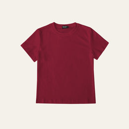 Crop T-Shirt - Maroon image 0