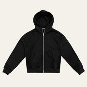 Zip Up Hoodie - Jet Black image 0