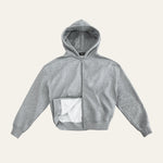 Mid Grey Zip Up Hoodie image 2