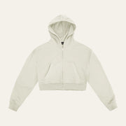 Cropped Hoodie - Bone image 0