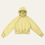 Cropped Butter Yellow Hoodie image 0